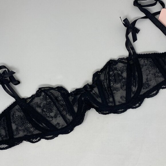 Agent Provocateur Love Black Demi Bra 34C NWT - Picture 12 of 15